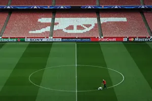 Arsenal V Barcelona 2015/16 Prints: Arsenal FC vs. FC Barcelona: UEFA Champions League Clash at Arsenal Stadium, London