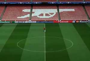 Arsenal V Barcelona 2015/16 Prints: Arsenal FC vs. FC Barcelona: UEFA Champions League Showdown at The Emirates, London