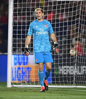 Arsenal V Bayern Munich 2019-20 Prints: Arsenal FC vs. FC Bayern: International Champions Cup Clash - Emiliano Martinez Faces Off in Carson