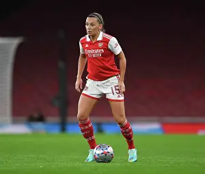 Arsenal Women V FC Zurich Frauen 2022-23 Prints: Arsenal FC vs FC Zurich: Battle in Group C - UEFA Women's Champions League at Emirates Stadium