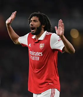 Arsenal V FC Zurich 2022-23 Prints: Arsenal FC vs. FC Zurich: Mohamed Elneny in Action - UEFA Europa League Group A (2022-23)