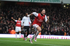 Arsenal V Fulham 2010-11 Prints: Arsenal FC vs Fulham: 2010-11 Season Match