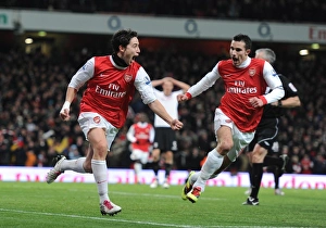 Arsenal V Fulham 2010-11 Prints: Arsenal FC vs Fulham: 2010-11 Season Match