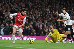 Arsenal V Fulham 2010-11 Prints: Arsenal FC vs Fulham: 2010-11 Season Match