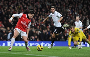 Arsenal V Fulham 2010-11 Prints: Arsenal FC vs Fulham: 2010-11 Season Match