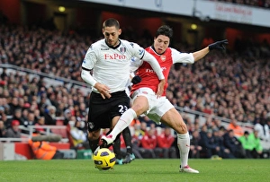 Arsenal V Fulham 2010-11 Prints: Arsenal FC vs Fulham: 2010-11 Season Match
