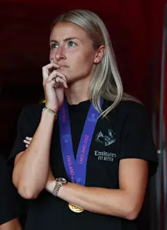 Arsenal FC vs Fulham FC: Leah Williamson in the Tunnel at Half Time - Premier League 2022-23