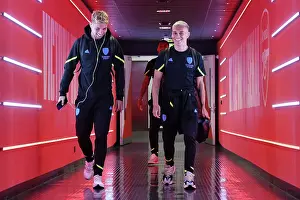 Arsenal FC vs Fulham FC: Pre-Match Arrival of Emile Smith Rowe and Leandro Trossard (2023-24)