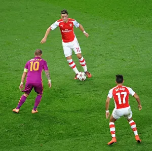 Arsenal V Galatasaray 2014/15 Champions League Prints: Arsenal FC vs Galatasaray AS: Clash of Stars - Sanchez