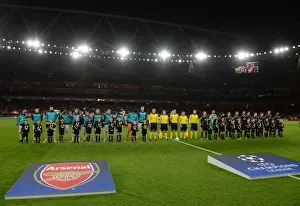 Arsenal V Dinamo Zagreb 2015-16 Prints: Arsenal FC vs. GNK Dinamo Zagreb: UEFA Champions League Showdown in London, 2015