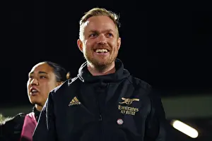 Arsenal Women V Leicester City Women 2022-23 Prints: Arsenal FC vs Leicester City Women: Jonas Eidevall Reacts in FA WSL Clash (2022-23)