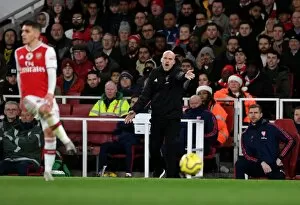Images Dated 16th December 2019: Arsenal FC vs Manchester City: Freddie Ljungberg Leads Interim Coaching Debut at Emirates Stadium