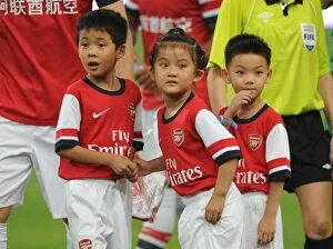 Images Dated 27th July 2012: Arsenal FC vs Manchester City: Pre-Season Clash in Beijing's Birds Nest Stadium