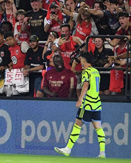 Images Dated 19th July 2023: Arsenal FC vs. MLS All-Stars: Clash at Audi Field (2023)