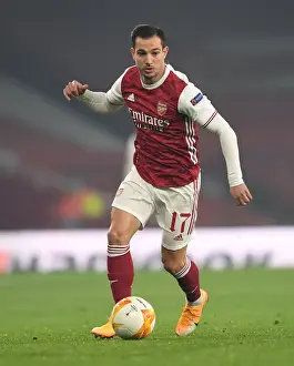 Arsenal FC vs Molde FK: Cedric Soares in Action - UEFA Europa League 2020-21