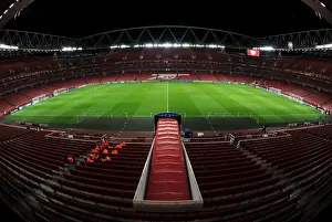 Arsenal V Montpellier 2012-13 Prints: Arsenal FC vs Montpellier Herault SC: A Champions League Battle at Emirates Stadium