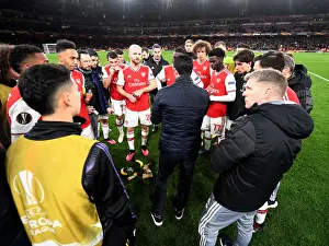 Arsenal FC vs Olympiacos FC: Mikel Arteta Rallies Players During UEFA Europa League Tension (2019-20)