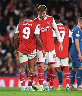 Arsenal V PSV Eindhoven 2022-23 Prints: Arsenal FC vs PSV Eindhoven: Clash in the Europa League Group Stage (2022-23)