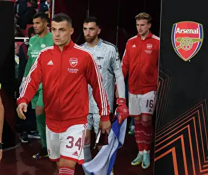 Arsenal FC vs PSV Eindhoven: Granit Xhaka Prepares for UEFA Europa League Clash (2022-23)