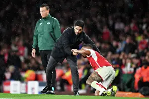 Arsenal V PSV Eindhoven 2023-24 Prints: Arsenal FC vs PSV Eindhoven: Mikel Arteta Guides Arsenal in Champions League Clash at Emirates Stadium