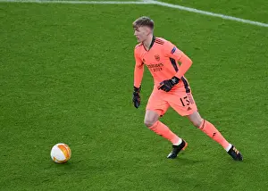 Arsenal FC vs Rapid Wien: Alex Runarsson in Empty Emirates Stadium - UEFA Europa League, December 2020
