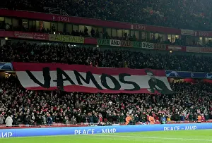Arsenal FC vs RC Lens: Arsenal Fans Unite in Emirates Stadium - UEFA Champions League 2023/24