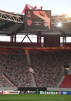 Arsenal V SL Benfica 2020-21 Prints: Arsenal FC vs SL Benfica: Europa League Clash at Karaiskakis Stadium, Piraeus