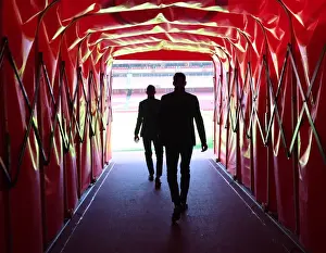 Arsenal V Southampton 2018-19 Prints: Arsenal FC vs Southampton FC: Pre-Match Moment at Emirates Stadium
