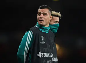 Arsenal FC vs Standard Liege: Granit Xhaka Substitution in Europa League Clash at Emirates Stadium