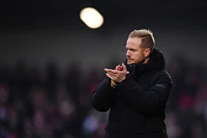 Images Dated 26th November 2023: Arsenal FC vs. West Ham United: Jonas Eidevall's Reaction in the Barclays Women's Super League