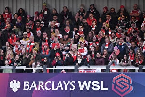 Images Dated 27th November 2023: Arsenal FC vs. West Ham United: A Showdown in the Barclays Women's Super League at Meadow Park