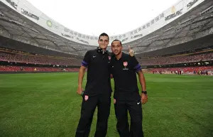 Arsenal V Man City - Pre Season 2012-13 Prints: Arsenal FC: Walcott vs Mannone - Pre-Season Showdown with Manchester City in Beijing, 2012