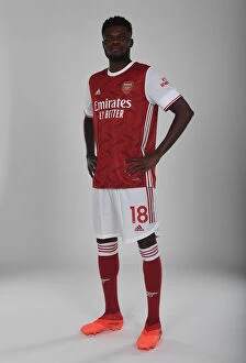 1st Team Photocall 2020-21 Collection: Arsenal FC Welcomes New Signing Thomas Partey at London Colney