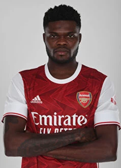 Images Dated 13th October 2020: Arsenal FC Welcomes New Signing Thomas Partey at London Colney (2020-21 Season)