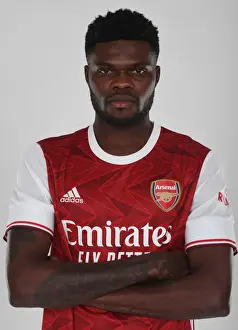 1st Team Photocall 2020-21 Prints: Arsenal FC Welcomes New Signing Thomas Partey at London Colney (2020-21 Season)