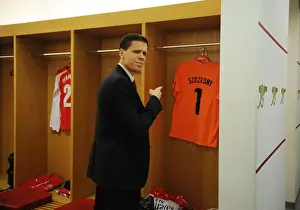 Arsenal V Middlesbrough - FA Cup 2014-15 Prints: Arsenal FC: Wojciech Szczesny's Pre-Match Focus in FA Cup Fifth Round vs Middlesbrough