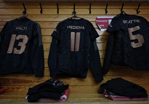 Ajax Women v Arsenal Women 2022-23 Collection: Arsenal FC's Champions League Preparation: Gearing Up for Ajax Showdown - The Changing Room