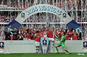 送料無料】 Arsenal FA cup 2014 記念フレーム