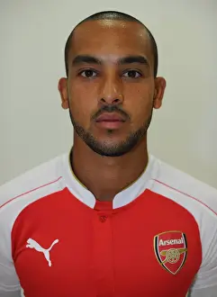 Arsenal 1st Team Photocall 2015-16 Prints: Arsenal First Team 2015-16: Theo Walcott at Emirates Stadium