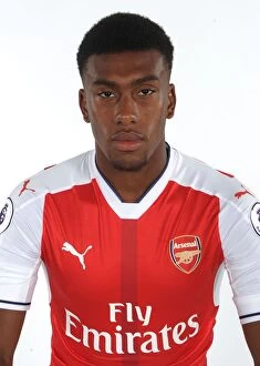 Images Dated 3rd August 2016: Arsenal First Team 2016-17: Alex Iwobi at Arsenal Photocall