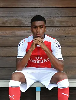 Arsenal First Team 2016-17: Alex Iwobi at Arsenal's Photocall