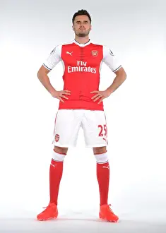 Arsenal First Team 2016-17: Carl Jenkinson at Team Photocall