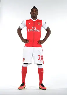 Arsenal First Team 2016-17: Joel Campbell at Arsenal's Photocall