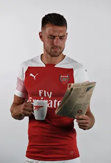 Arsenal First Team 2018/19: Aaron Ramsey at Photo Call