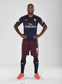 Arsenal First Team 2018/19: Alex Lacazette at Photo Call