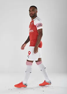 Arsenal First Team 2018/19: Alex Lacazette at Photo Call
