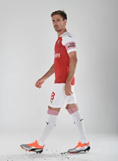 Arsenal First Team 2018/19: Nacho Monreal at Photo Call