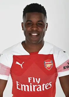 Arsenal First Team: 2018/19 Season - Joel Campbell at Photo Call