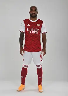 Arsenal First Team 2020-21: Alex Lacazette at Team Photocall