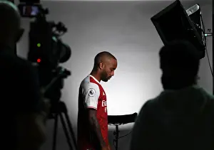 Arsenal First Team 2020-21: Alexandre Lacazette at Arsenal Photocall